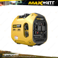 Maxwatt 2000W Inverter Generator Pure Sine Wave Portable Recoil Start