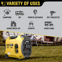 Maxwatt 3800W Inverter Generator Pure Sine Wave Petrol Silent Portable