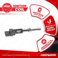 NGK Ignition Coil for Volkswagen Bora 1J 4Motion 2.3L 2.8L V5 V6 DOHC MPFI 01-07