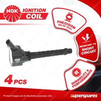 4 x NGK Ignition Coils for Alfa Romeo Mito 1.4L T4 Cyl DOHC TMPFI 16V 88kW 09-10