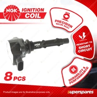 8 x NGK Ignition Coils for Mercedes Benz C63 W204 CLS 500 219 5.5L 6.2L V8 32V