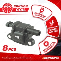 8 x NGK Ignition Coils for HSV Clubsport E Coupe VZ Grange WL WM 6.0L 6.2L V8