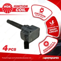 4 x NGK Ignition Coils for Skoda Fabia NJ Octavia NE 1.2L 1.4L 4Cyl DIT 16V