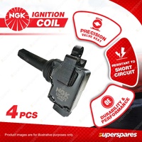 4 x NGK Ignition Coils for Subaru Forester SJ SH Impreza GJ GP XV GP 2.0L 2.5L