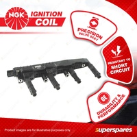 NGK Ignition Coil for Mercedes Benz A140 A160 A190 W168 1.4L 1.6L 1.9L 4Cyl