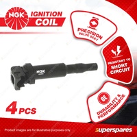 4 x NGK Ignition Coils for BMW 1 2 4 Series F20 F22 F23 F32 F33 F36 E82 X4 Z4