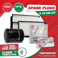 NGK Platinum Spark Plugs & NTK Filter Kit for Holden Caprice WM WN Commodore VE