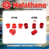 Nolathane Spring eye & shackle bush kit for NISSAN VANETTE C120 4CYL 1978-1986