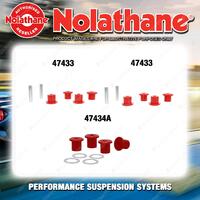 Nolathane Spring eye & shackle bush kit for TOYOTA LANDCRUISER FZJ76 VDJ76 8CYL
