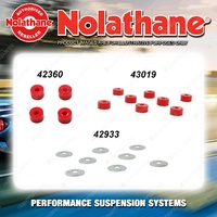 Front Nolathane Suspension Bush Kit for MAZDA B1600 1800 2200 PE UC UD 2WD 77-85