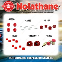 Front Nolathane Suspension Bush Kit for MAZDA E SERIES E1400 E1800 2WD 1984-1996