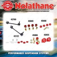Front Nolathane Suspension Bush Kit for MAZDA MAZDA6 GG GY 4/6CYL 8/2002-1/2008
