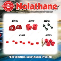 Front Nolathane Suspension Bush Kit for MITSUBISHI LANCER CG 4CYL 7/2002-7/2004