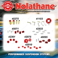 Front Nolathane Suspension Bush Kit for NISSAN 720 CG 4CYL RWD 1/1980-12/1985