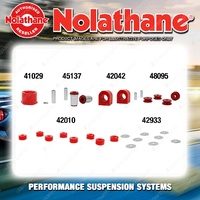 Front Nolathane Suspension Bush Kit for NISSAN BLUEBIRD SERIES 1 2 3 1981-1986