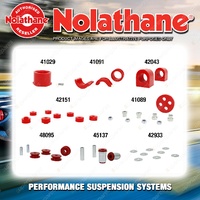 Front Nolathane Suspension Bush Kit for NISSAN SKYLINE R31 6CYL 7/1986-12/1989