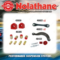 Rear Nolathane Suspension Bush Kit for FORD FOCUS LR ST170 4CYL 2003-2005