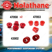 Rear Nolathane Suspension Bush Kit for MAZDA 323 FA HATCHBACK 4CYL RWD 1977-1980