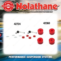 Rear Nolathane Suspension Bush Kit for MITSUBISHI GALANT HG HH VR4 AWD 1990-1993