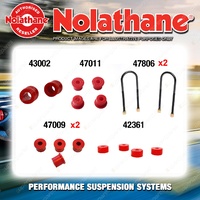 Rear Nolathane Suspension Bush Kit for NISSAN 720 CG 4CYL 4WD 1/1980-12/1985