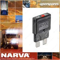 Narva 10 Amp Red Manual Resetting Circuit Breaker Blister Pack Of 1