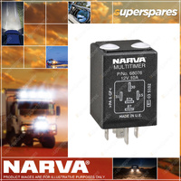 Narva Brand 12 Volt 10A 5 Pin Timer Adjustable Relay Blister Pack Of 1