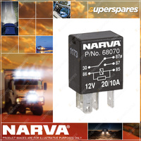Narva 12 Volt 20A/10A Change-Over 5 Pin Braided Strap Relay With Resistor