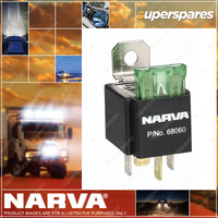 1 x Narva Brand 12 Volt 30Amp 4 Pin Fused Braided Strap Relay 68060