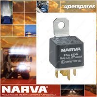 Narva 12 Volt 40A/30A Change-Over 5 Pin Braided Strap Relay With Resistor