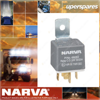Narva 24 Volt 30A/20A Change-Over 5 Pin Braided Strap Relay With Resistor