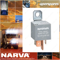 Narva 24 Volt 50A Normally Open 4 Pin Relay With Braided strap 68020