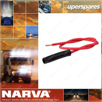 Narva 300mm Extension Leads To Suit Model 46 LED Lamps - Red Colour Stop