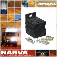 Narva Relay Connectors Suits 4 5 pin relays with 9.5x 1.2mm flat pin connector