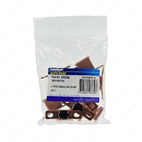 Narva 30 Amp Pink Fusible Link Fues - Short Tab 48mm x 21mm - Box Of 10