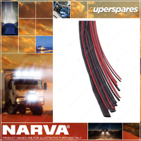 Narva 9mm Red Dual Wall Adhesive Heatshrink Tubing Sleeve Wire Cable