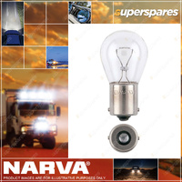 Narva 24 Volt 21W BA15S P21W Premium Incandescent Globes - Blister Pack Of 1
