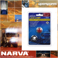 Narva 9-33V Model 2 LED Rear End Outline Marker Lamp Black + Chrome Blister Pack