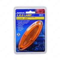 Narva 9-33V Model 21 L.E.D Side Marker Amber Light Pipe - Blister pack of 1