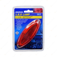 9-33V Model 21 LED Rear End Outline Marker Red Light Pipe Blister Pack Of 1