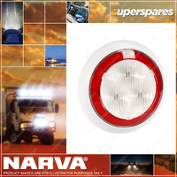 Narva 9-33V Model 43 L.E.D Reverse Lamp - White With Red L.E.D Tail Ring
