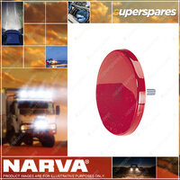 Narva Red Colour Retro Reflector With Fixing Bolt - Pack of 50 84002-50