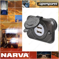 Narva Brand Heavy Duty LED ILLUMINATED DUAL USB SOCKET - Pack of 25