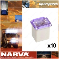 Narva 25 Amp Light Grey LJC Fusible Link Electrical - Box Pack of 10