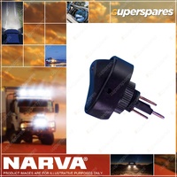 Narva 30 Amp Spst 12V Off / On Rocker Switch with Red LED Accessory