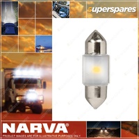Narva 12/24V 8.5x31mm Festoon LED Globe interior LED globe - Blister pack of 2
