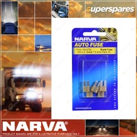Narva 7.5 Amp 15 x 9mm BROWN Micro 2 Blade Fuse - Blister pack of 5