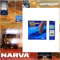 Narva 20M Black Heat Shrink Tubing Pre Shrunk 2.4mm Diameter Auto Electrical