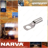 Narva Straight Barrel Cable Lugs 25mm 2 8mm Stud - Blister Pack of 2