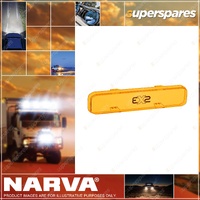 Narva Amber Lens Cover to suit 10" Single Row EX2 EX2R Light Bar Lighting