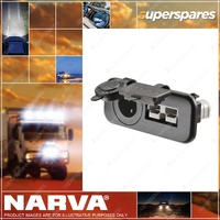 Narva Brand 50 Amp Connector / Engel Twin HDRV Socket Flush Mount